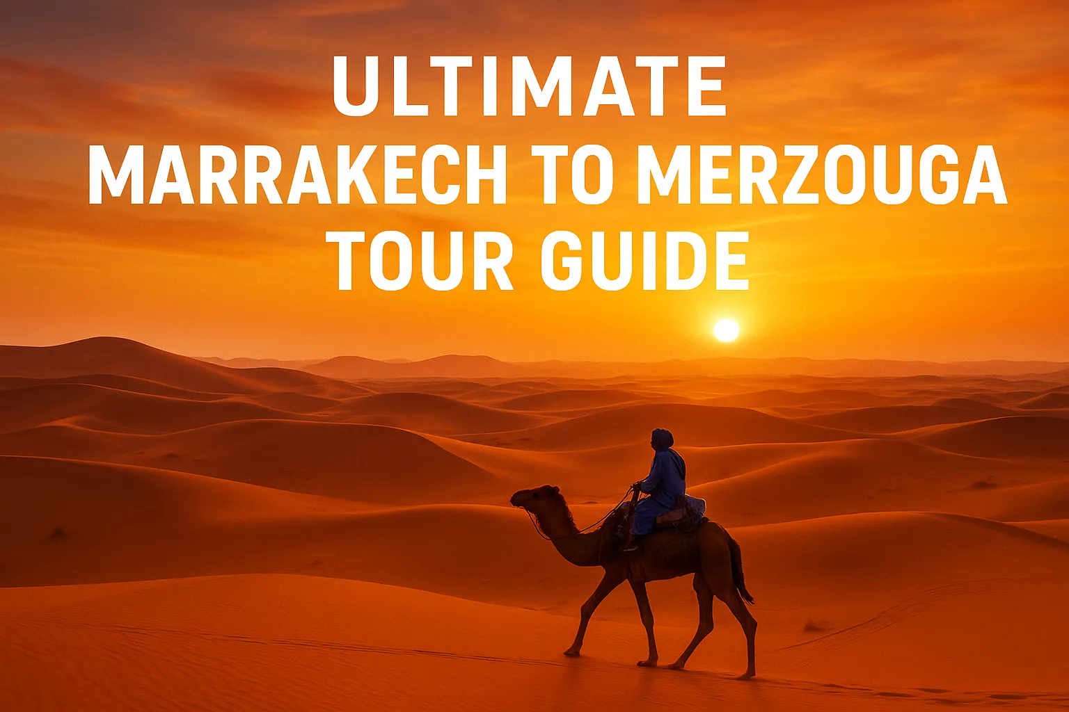 Marrakech to Merzouga Tour Guide