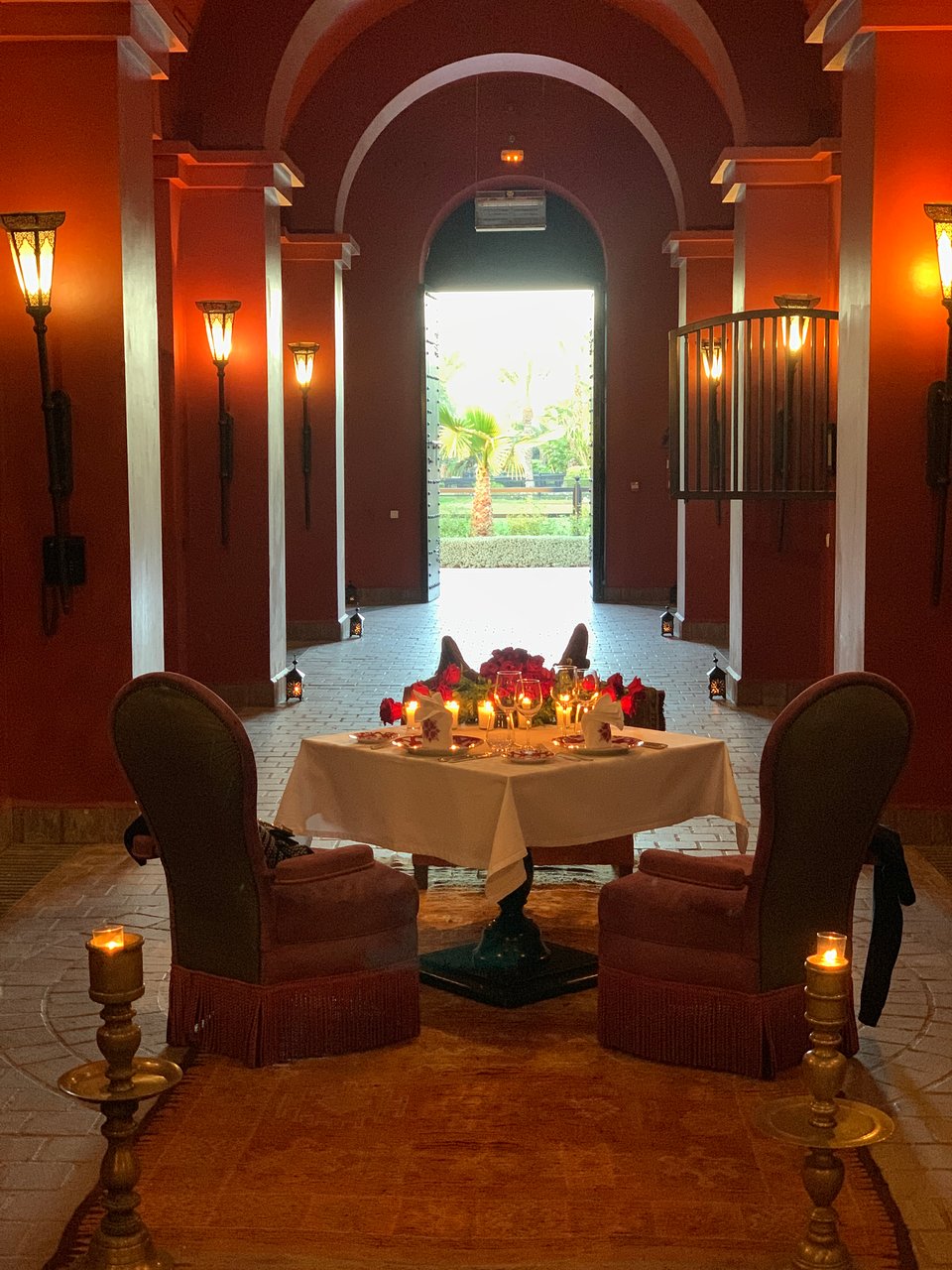 Selman Marrakech palace grounds, a venue for corporate events and galas